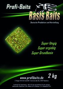 Basis Baits, Groundbaits, Grundfutter, Anfuttermittel, Lockfutter